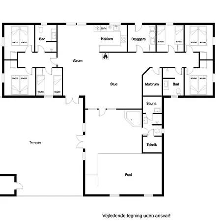 14 Person Pool House - 2001